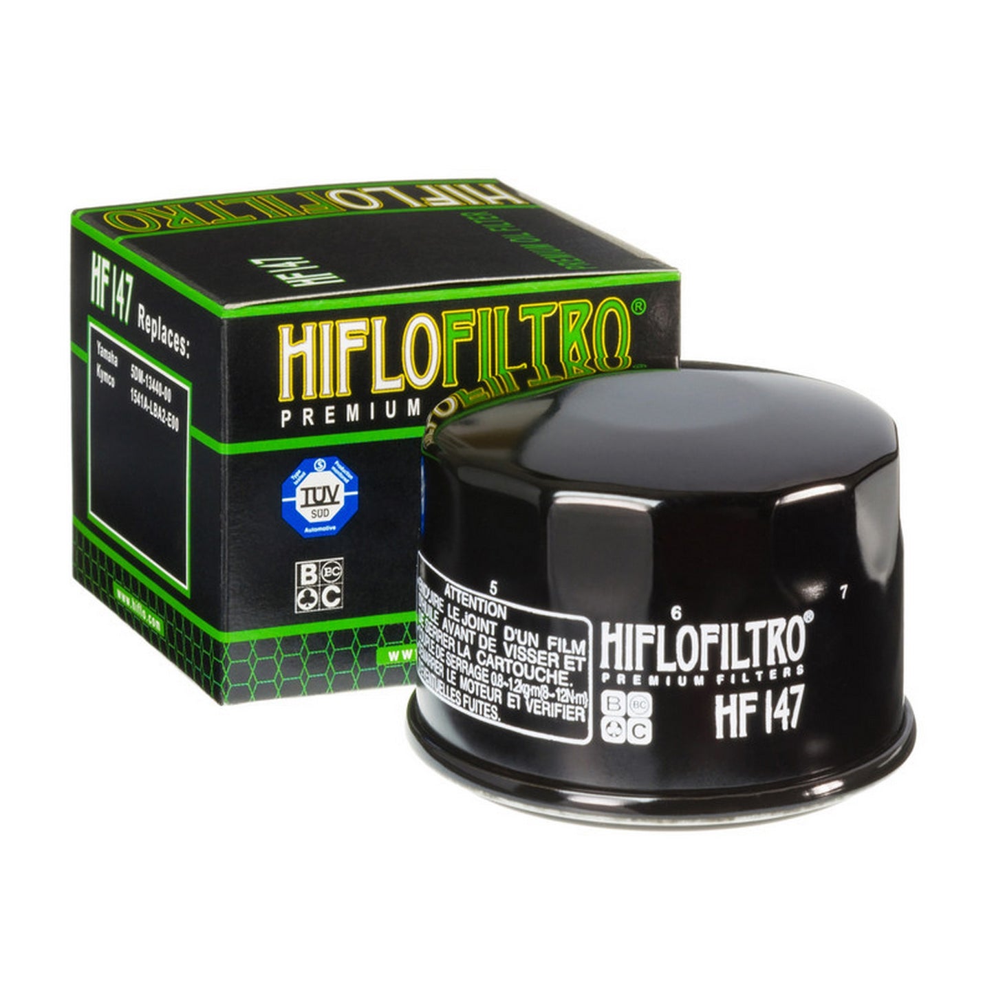 HF147 Oil Filter Cannister Black