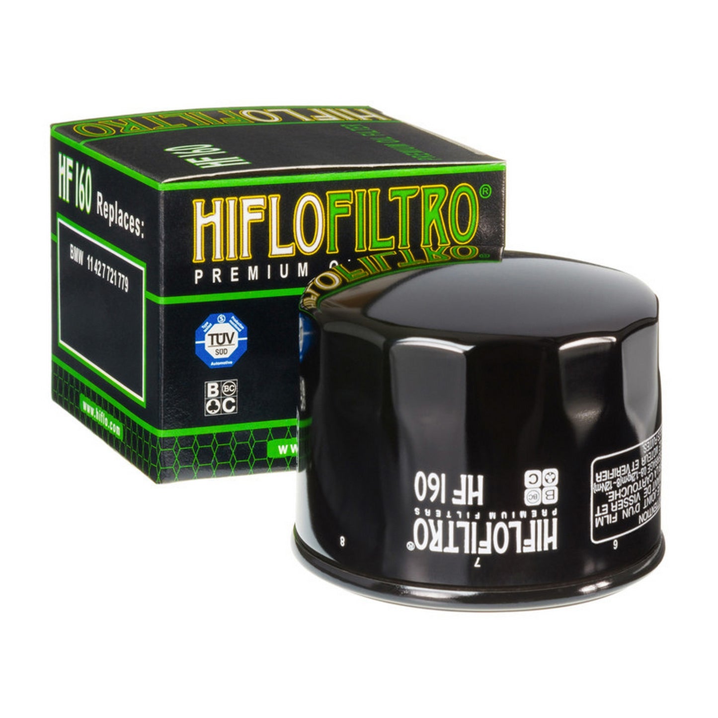 HF160 Oil Filter Cannister Black