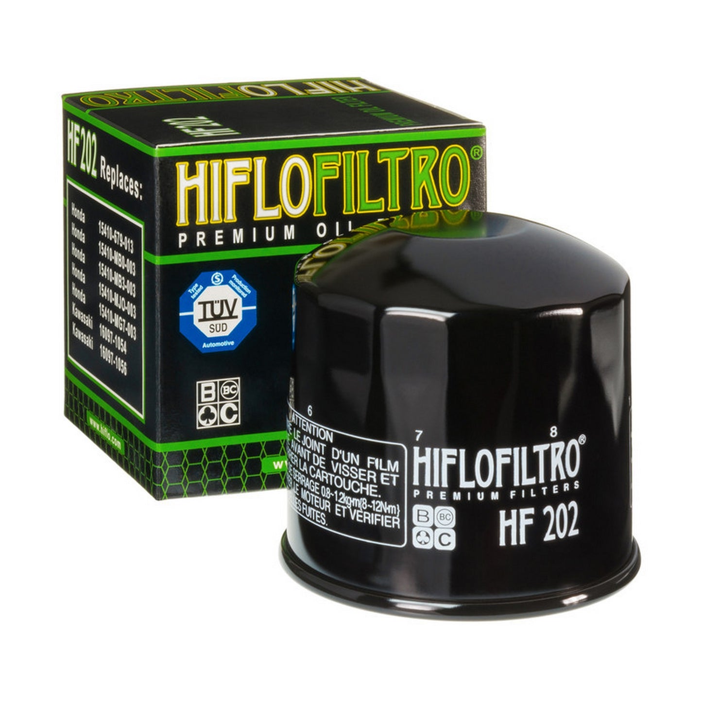HF202 Oil Filter Cannister Black