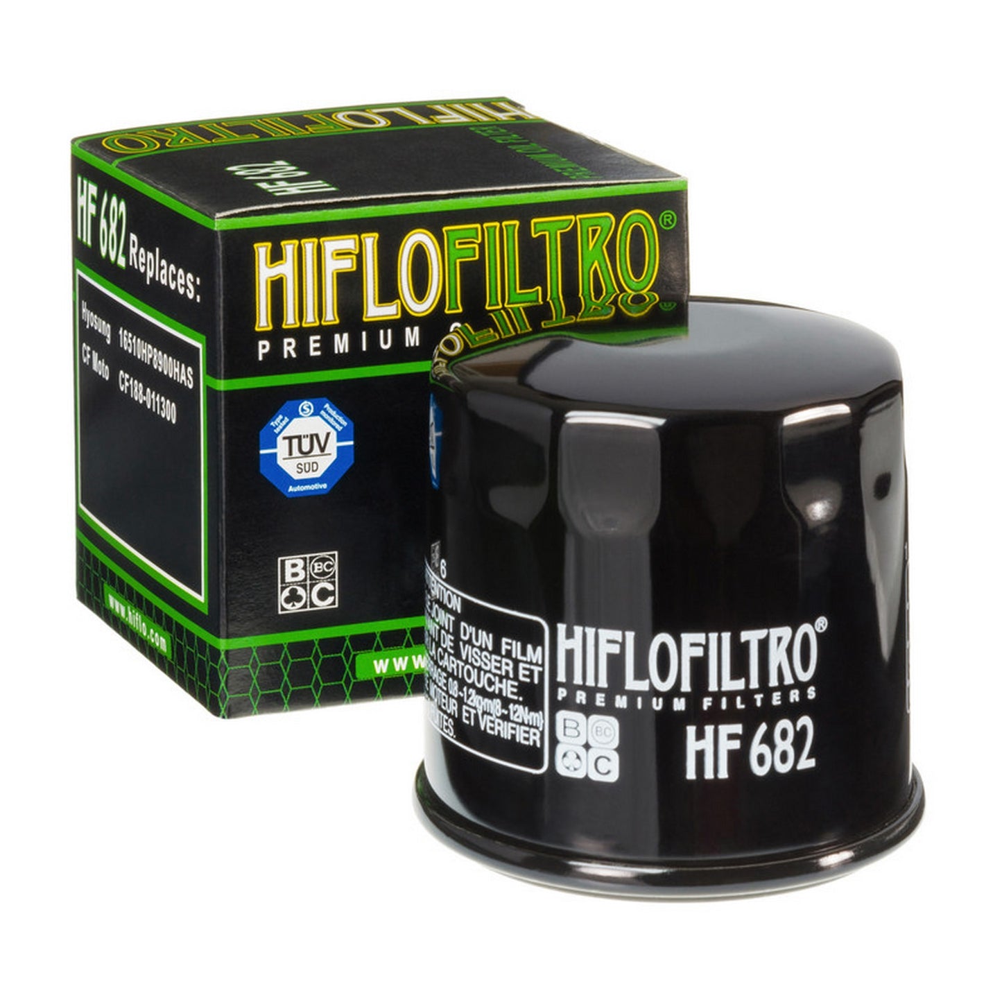 HF682 Oil Filter Cannister Black