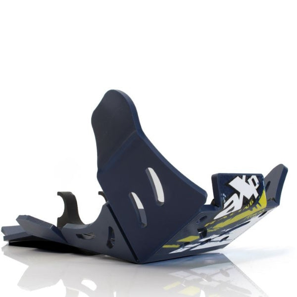 AXP Xtrem HDPE Skid Plate Blue Husqvarna FE250/FE350 17-22
