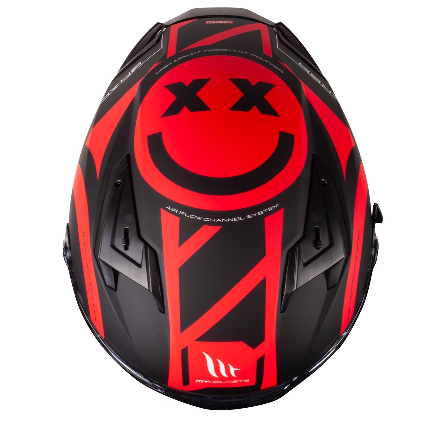 MT Braker SV Inox A5 Matt Black Red Full Face Helmet
