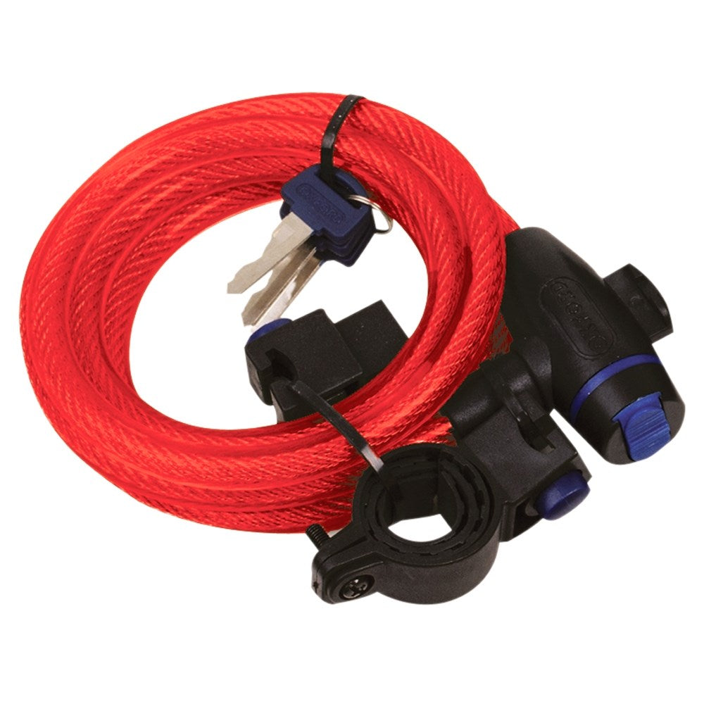 Oxford Cable Lock Red