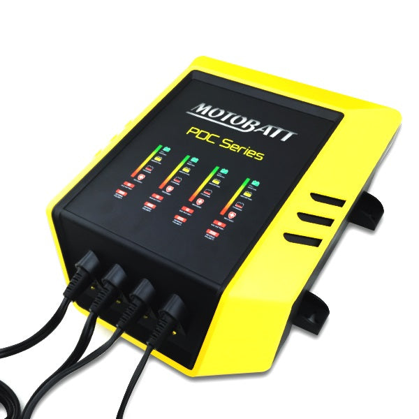 Motobatt PDC4x2A Quad Bank Charger