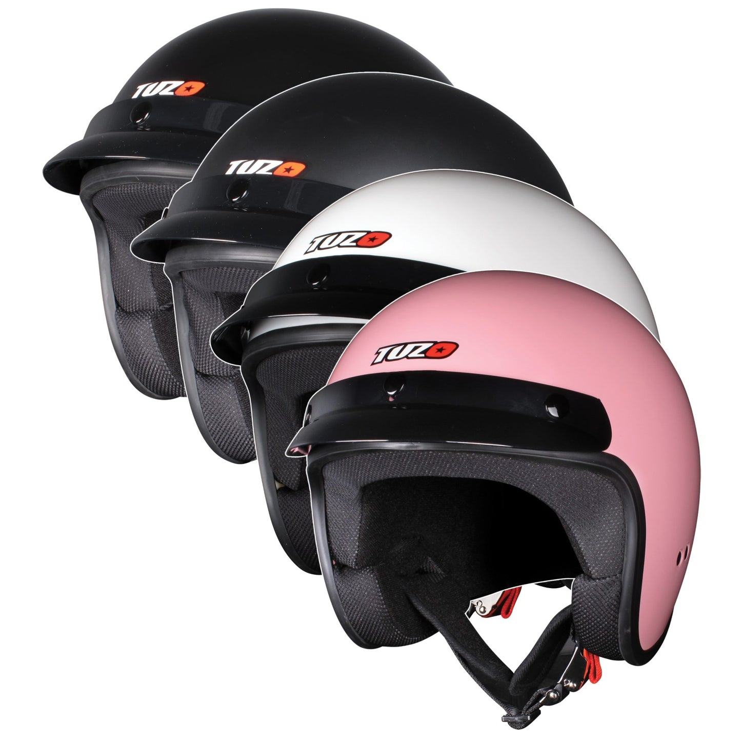 Tuzo Jet Open Face Motorcycle Helmet