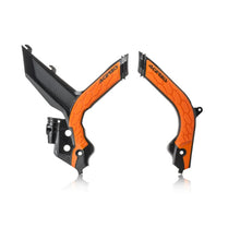 Acerbis X-Grip Frame Protector Long SX EXC  2019 -2023 Black/Orange