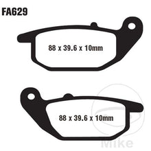 FA629 EBC Standard Organic Brake Pads