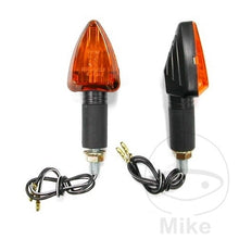 Mini Trident Indicators Black Long Stem Ambber Lens