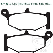 FA419 HH EBC Double-H Sintered Brake Pads