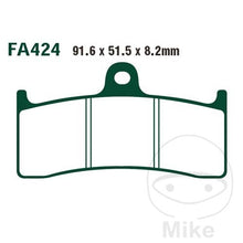 FA424 HH EBC Double-H Sintered Brake Pads