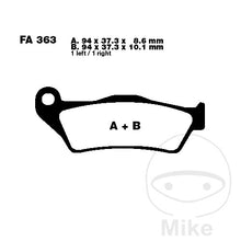 FA363 HH EBC Double-H Sintered Brake Pads