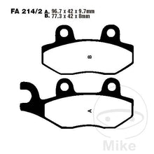 FA214/2 EBC Standard Organic Brake Pads
