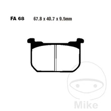 FA068 EBC Standard Organic Brake Pads