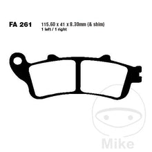 FA261 HH EBC Double-H Sintered Brake Pads