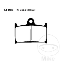 FA236 EBC Standard Organic Brake Pads