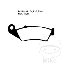 FA185 TT EBC Carbon Organic Brake Pads