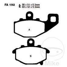 FA192 HH EBC Double-H Sintered Brake Pads
