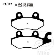 FA197 EBC Standard Organic Brake Pads