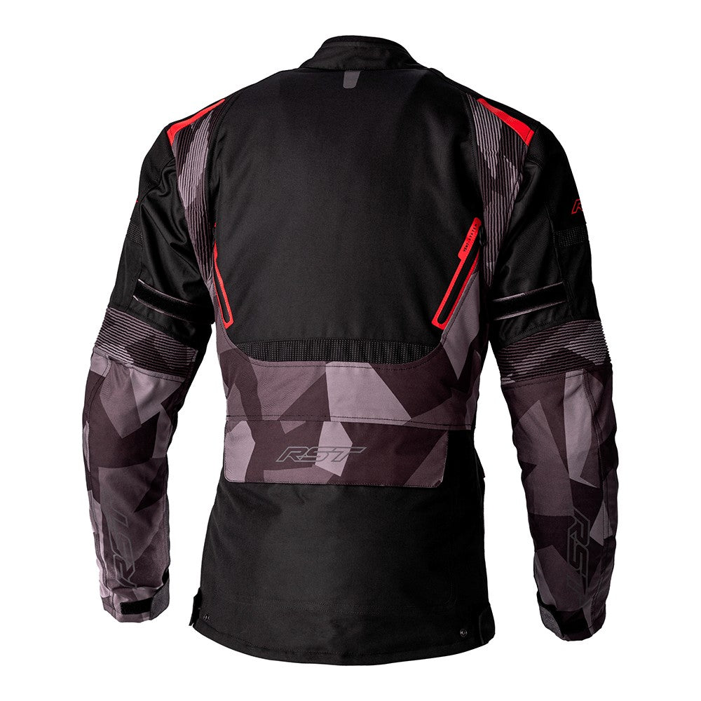 RST Endurance Textile Jacket Black Camo Red