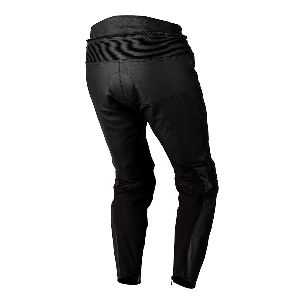 RST Tour1 Short Leg Leather Jeans Black