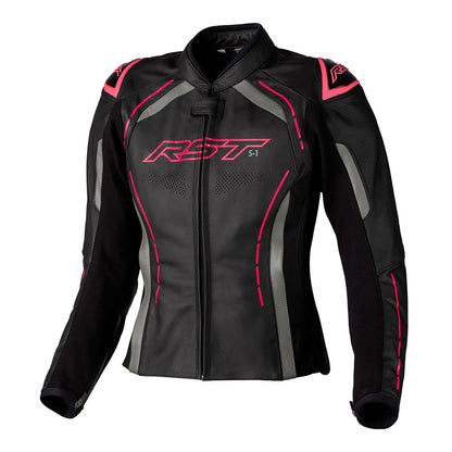 RST S1 Ladies Leather Jacket Pink