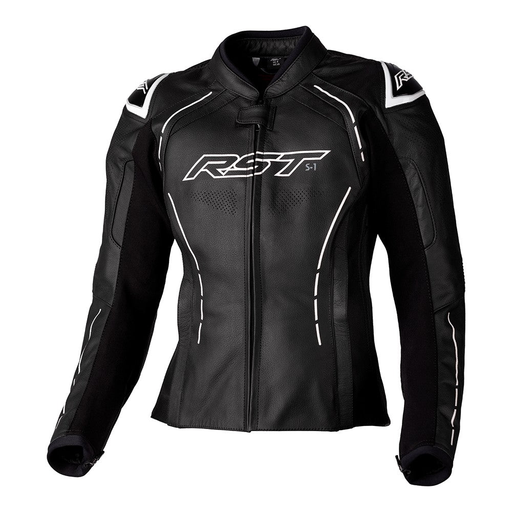 RST S1 Ladies Leather Jacket White