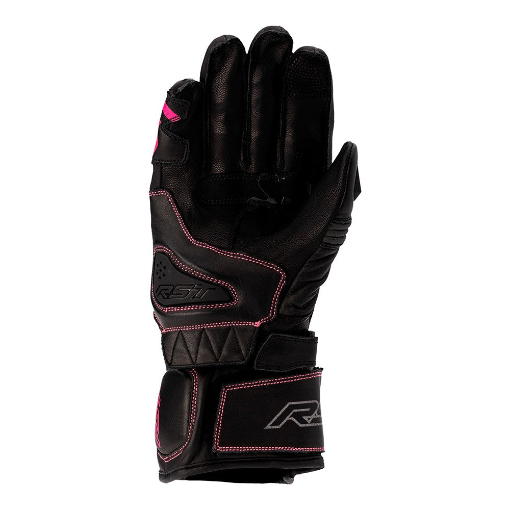 RST S1 Ladies Gloves Black Neon Pink