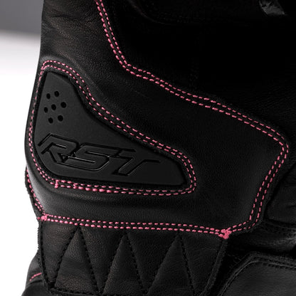 RST S1 Ladies Gloves Black Neon Pink
