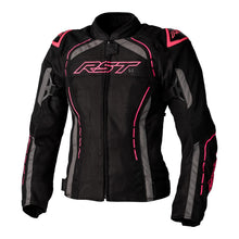RST S1 Mesh Ladies Textile Jacket Black Neon Pink