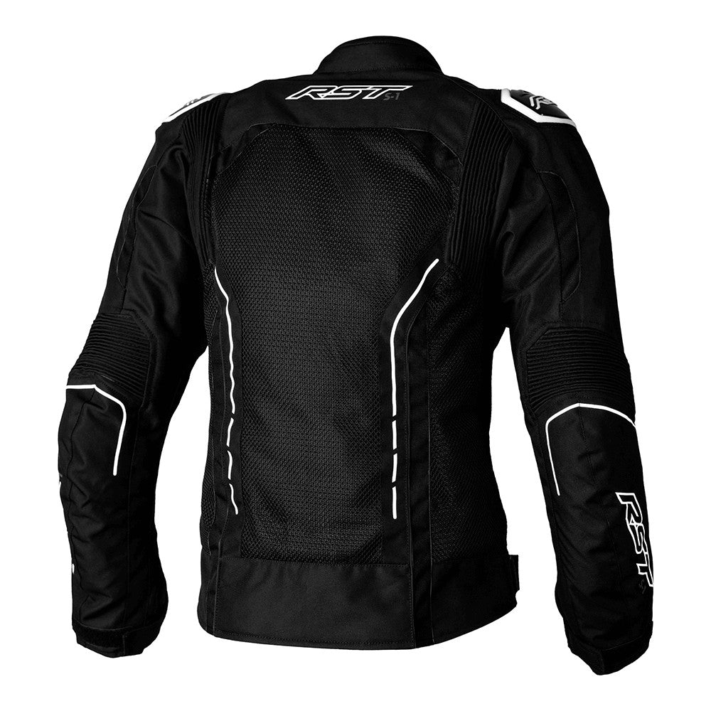 RST S1 Mesh Ladies Textile Jacket Black White