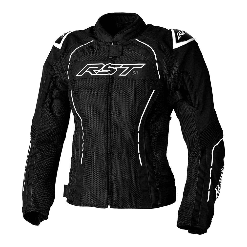 RST S1 Mesh Ladies Textile Jacket Black White