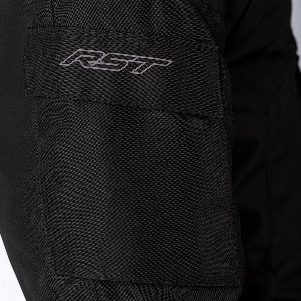 RST Alpha 5 Short Leg Textile Jeans Black