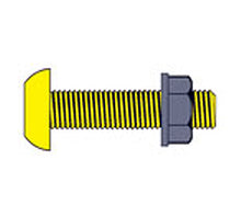 Number Plate Screw Yellow