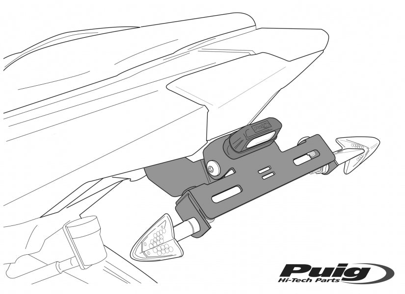 Triumph 675 Daytona/Speed/Street Triple 13-21 Puig Tail Tidy Black