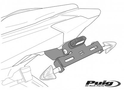 Triumph 675 Daytona/Speed/Street Triple 13-21 Puig Tail Tidy Black