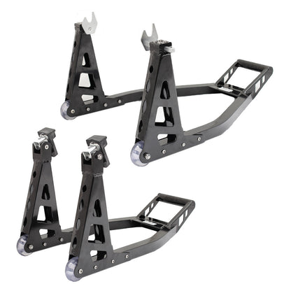 Pair Black Alloy Paddockstands