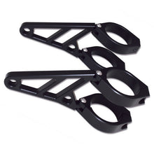 Highsider Headlight Brackets 38-41mm Black