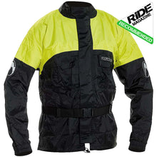 Richa Rain Warrior Jacket Black/Flo Yellow