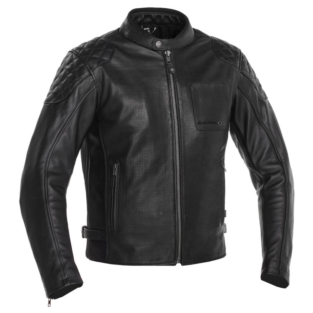 Richa Yorktown Leather Jacket Black