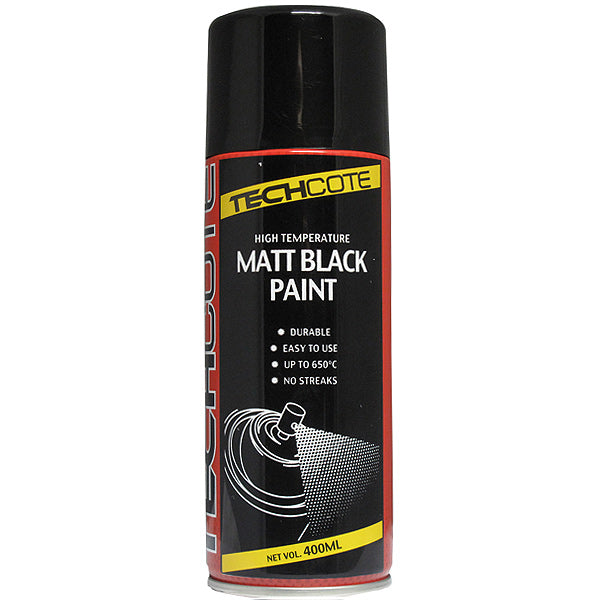 High Temp Matt Black Paint 400ml