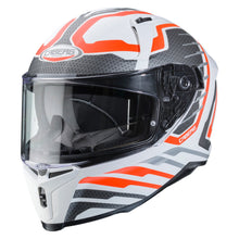 Caberg Avalon Forge Matt White Orange Flo Silver Full Face Helmet