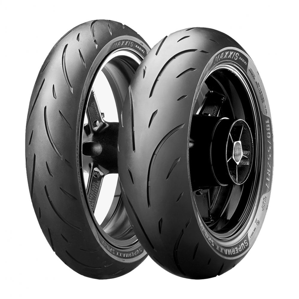 Maxxis Supermaxx Sport Tyre Pair - 110/70HR17 54H & 150/60HR17 66H