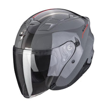 Scorpion Exo 230 SR Cement Grey Red Open Face Helmet