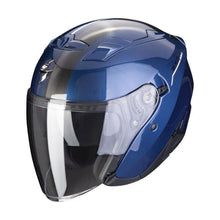 Scorpion Exo 230 SR Dark Blue White Open Face Helmet