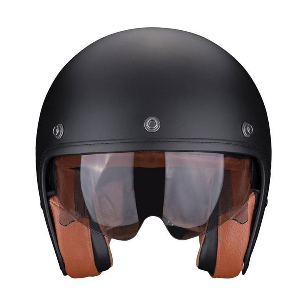 Scorpion Belfast Evo Luxe Matt Black Open Face Helmet