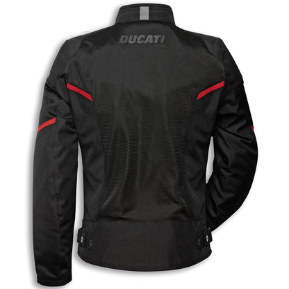 Ducati Flow C4+ Textile Jacket Black Red