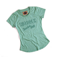 Motorex Embossed Ladies T-Shirt Green