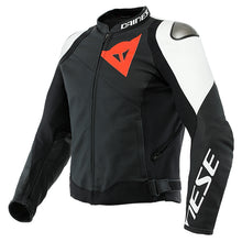 Dainese Sportiva Leather Jacket Black White