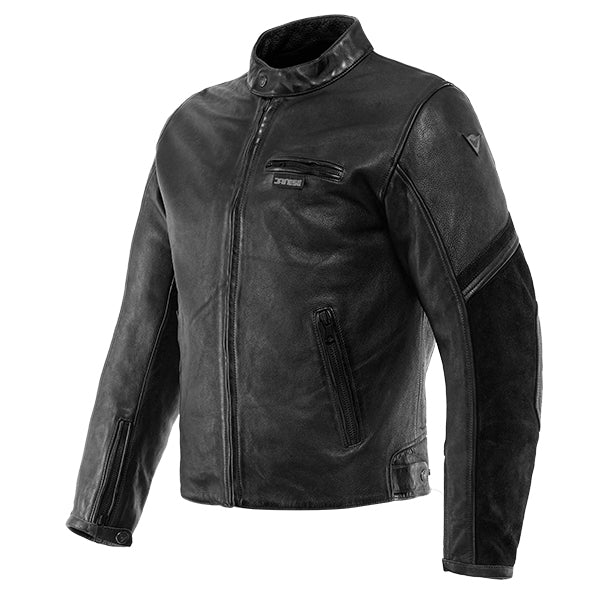 Dainese Merak Leather Jacket 001 Black