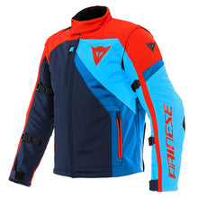 Dainese Ranch Textile Jacket 17F Black-Iris Lava-Red Light-Blue